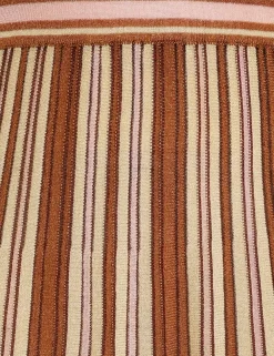 ZIMMERMANN Clothing<Luminosity Lurex Stripe Skirt