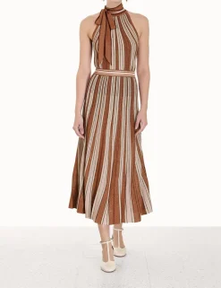 ZIMMERMANN Luminosity<Luminosity Lurex Stripe Skirt