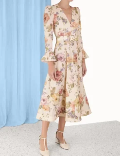 ZIMMERMANN Clothing<Luminosity Midi Dress
