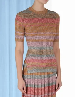 ZIMMERMANN Knitwear<Luminosity Mouline Tee