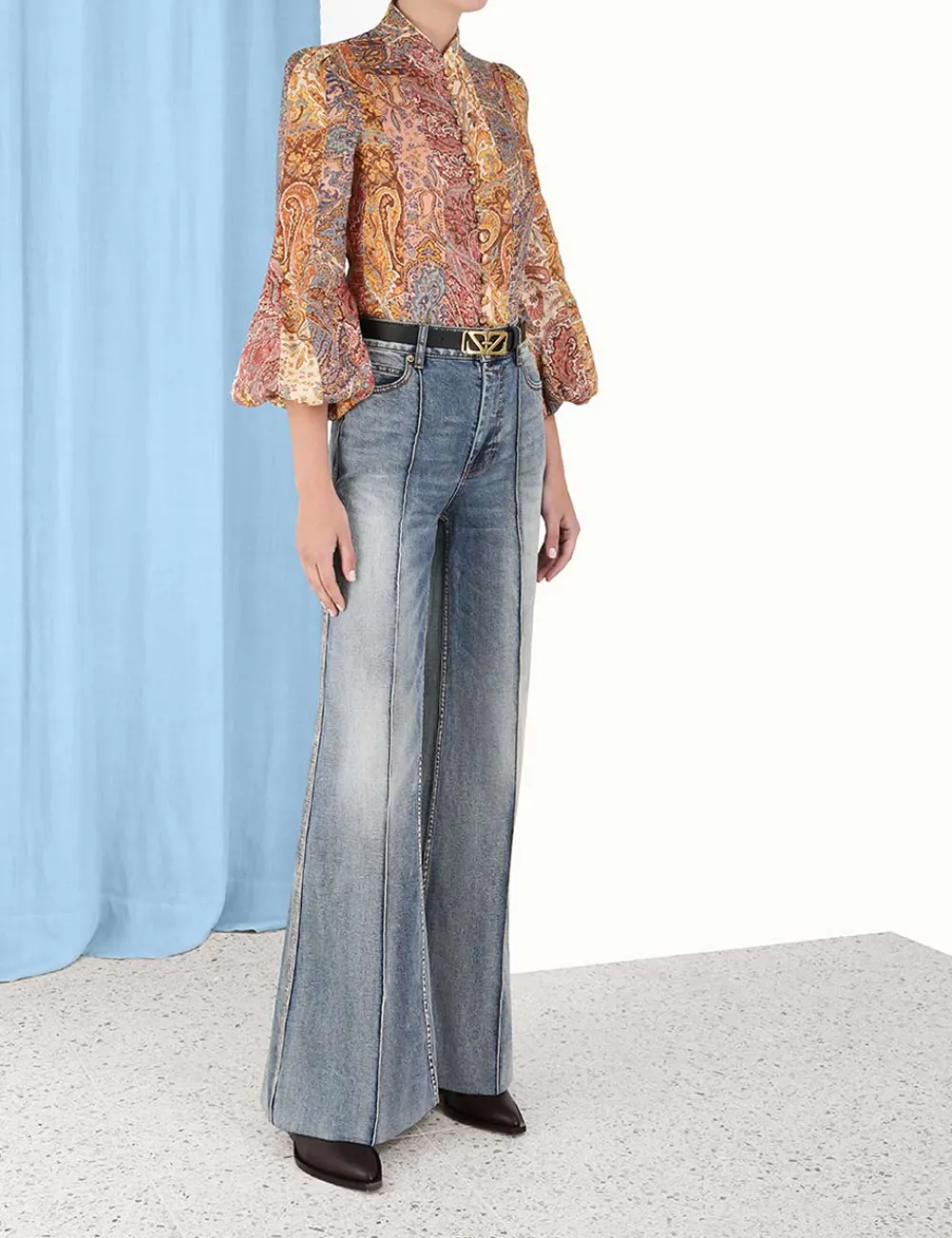 ZIMMERMANN Tops<Luminosity Paisley Blouse