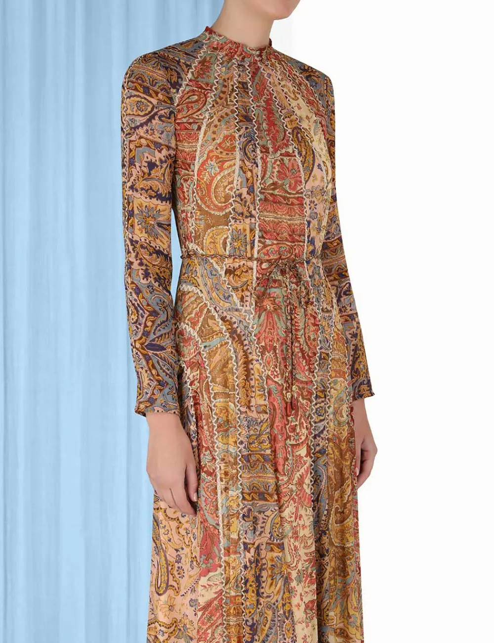 ZIMMERMANN Dresses<Luminosity Panelled Midi Dress