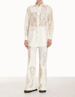 ZIMMERMANN Shorts & Pants<Luminosity Patch Lace Pant