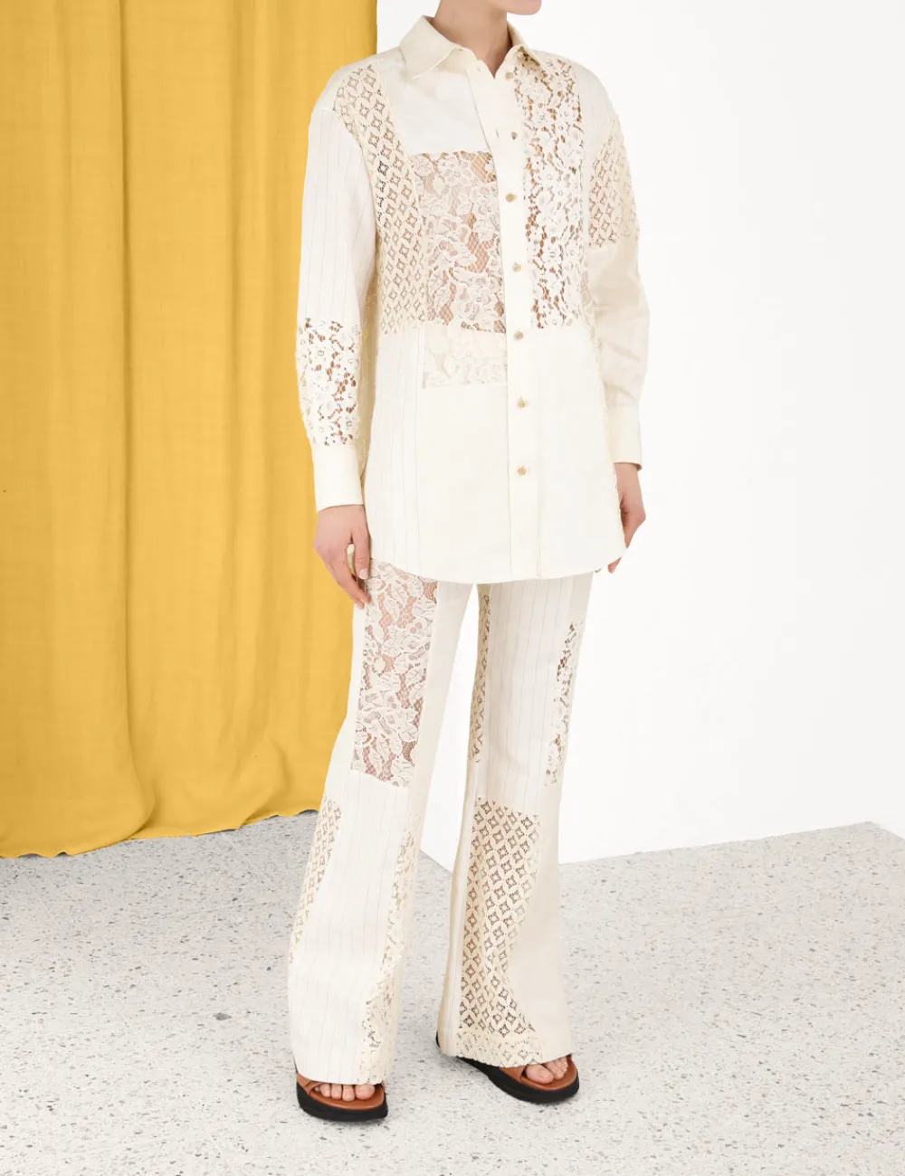 ZIMMERMANN Shorts & Pants<Luminosity Patch Lace Pant