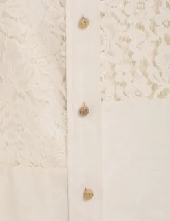 ZIMMERMANN Tops<Luminosity Patch Lace Shirt