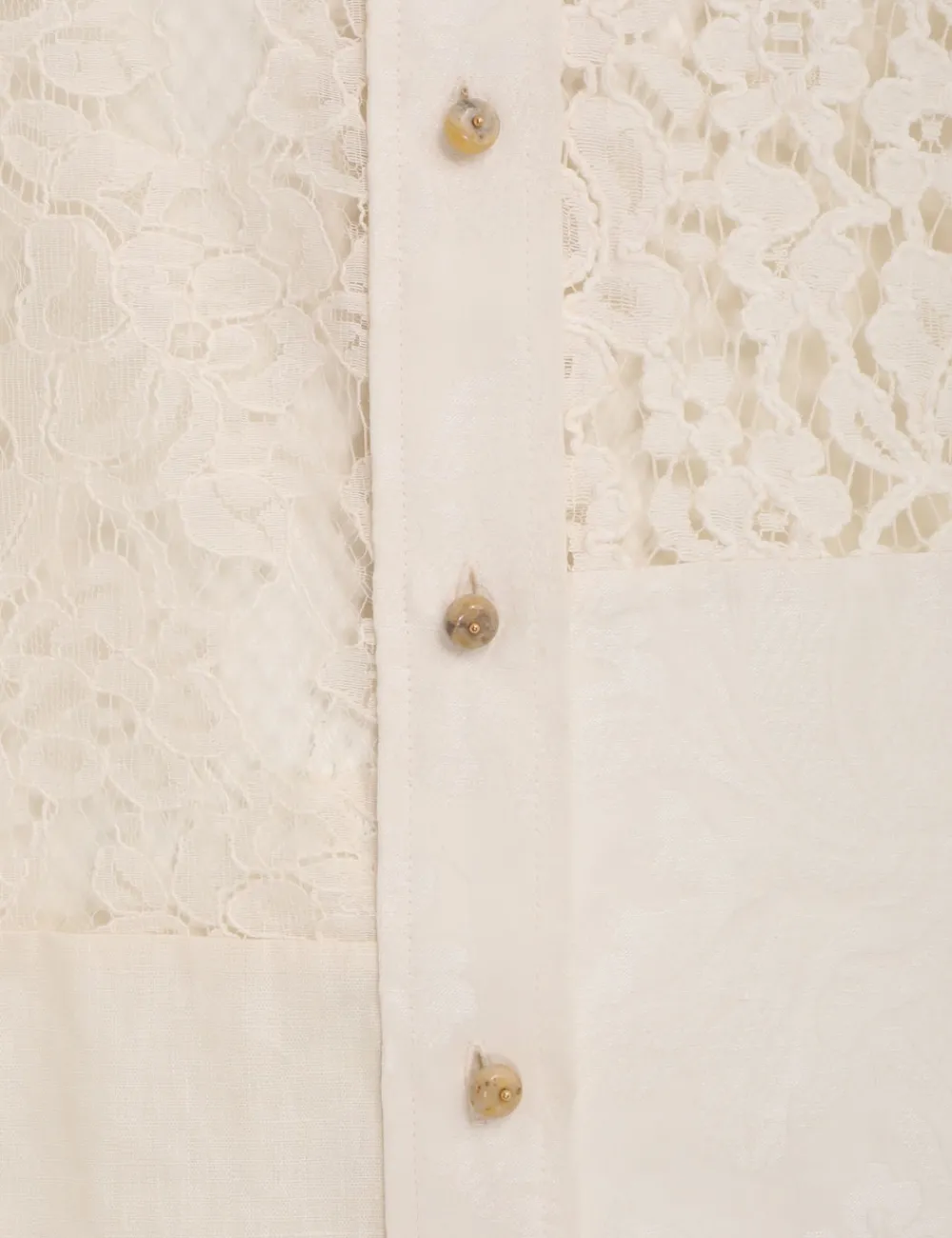 ZIMMERMANN Tops<Luminosity Patch Lace Shirt