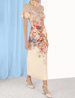 ZIMMERMANN Clothing<Luminosity Pencil Midi Skirt