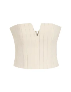 ZIMMERMANN Tops<Luminosity Pinstripe Bustier
