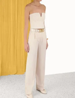 ZIMMERMANN Tops<Luminosity Pinstripe Bustier