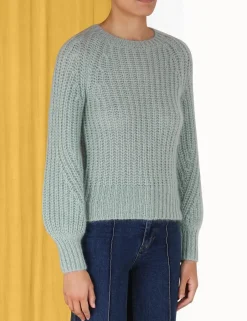 ZIMMERMANN In Denim<Luminosity Raglan Sweater