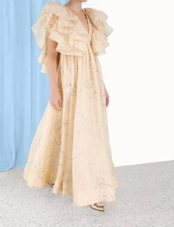 ZIMMERMANN Clothing<Luminosity Ruffle Gown