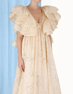 ZIMMERMANN Clothing<Luminosity Ruffle Gown