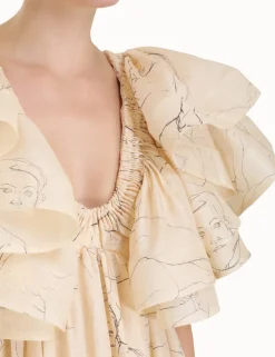 ZIMMERMANN Dresses<Luminosity Ruffle Gown