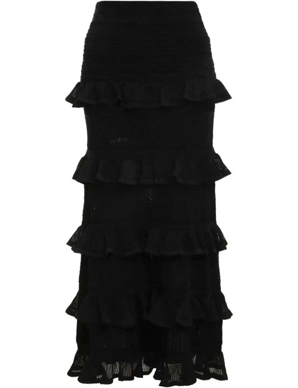 ZIMMERMANN Knitwear<Luminosity Ruffle Midi Skirt