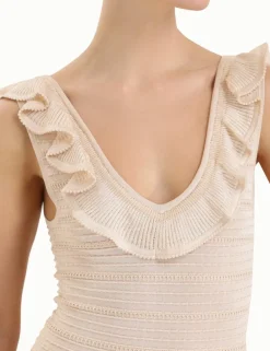 ZIMMERMANN Dresses<Luminosity Ruffle Tank Dress