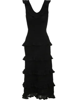 ZIMMERMANN Dresses<Luminosity Ruffle Tank Dress