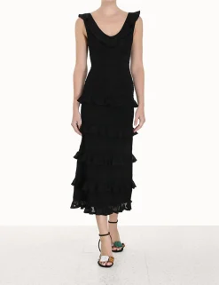 ZIMMERMANN Dresses<Luminosity Ruffle Tank Dress