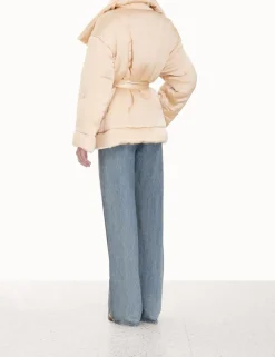 ZIMMERMANN In Denim<Luminosity Satin Wadded Jacket