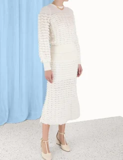 ZIMMERMANN Knitwear<Luminosity Scallop Skirt