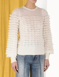 ZIMMERMANN Clothing<Luminosity Scallop Sweater