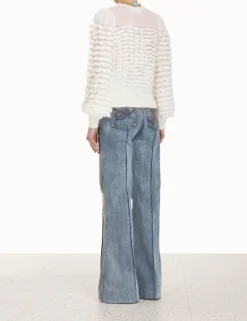 ZIMMERMANN Knitwear<Luminosity Scallop Sweater