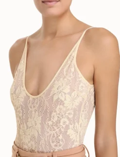ZIMMERMANN Tops<Luminosity Scoop Neck Bodysuit
