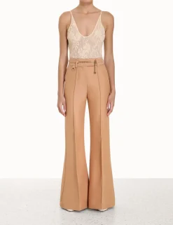 ZIMMERMANN In Denim<Luminosity Scoop Neck Bodysuit