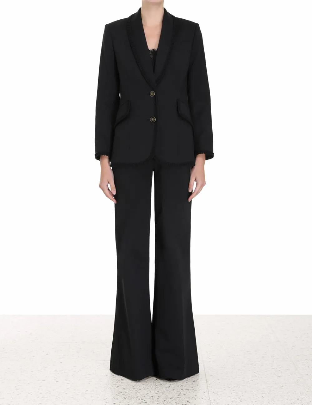 ZIMMERMANN Luminosity<Luminosity Shawl Collar Blazer