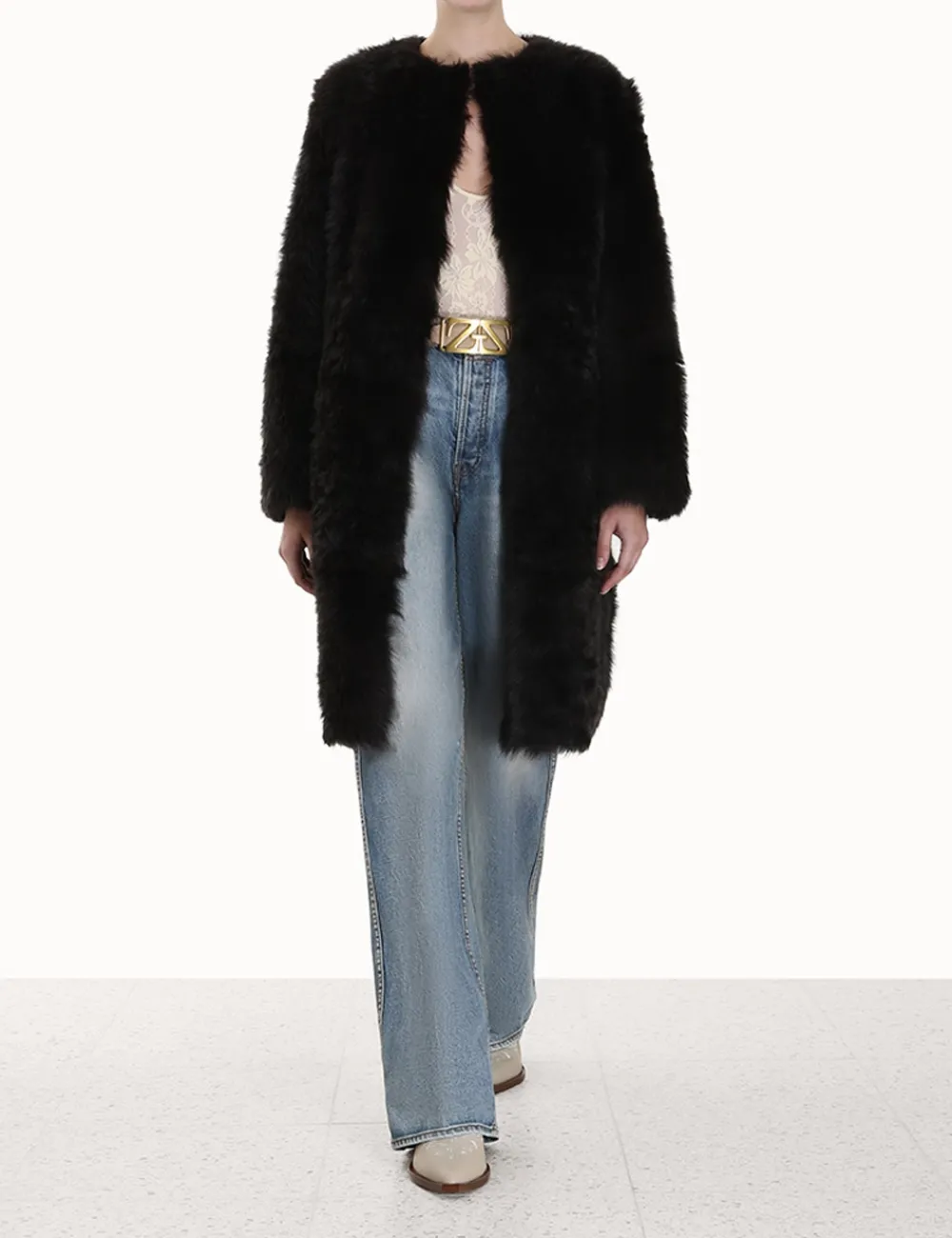 ZIMMERMANN Clothing<Luminosity Shearling Coat