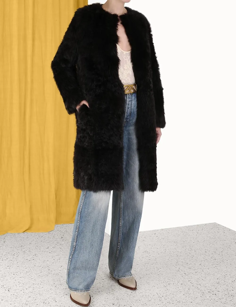 ZIMMERMANN Clothing<Luminosity Shearling Coat
