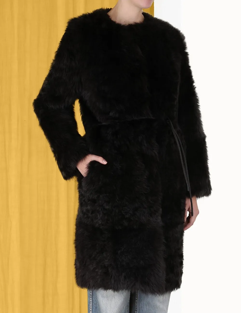 ZIMMERMANN Jackets & Coats<Luminosity Shearling Coat