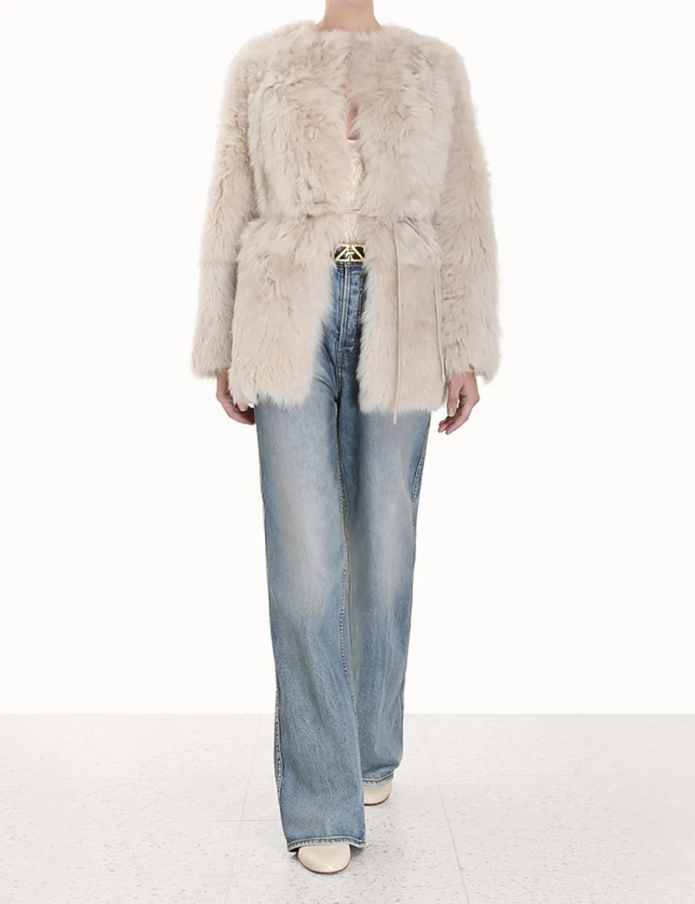 ZIMMERMANN Clothing<Luminosity Shearling Jacket