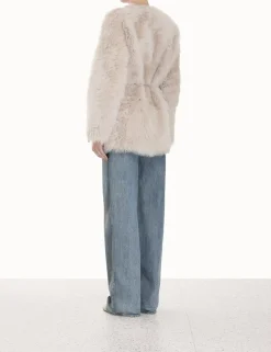 ZIMMERMANN Jackets & Coats<Luminosity Shearling Jacket