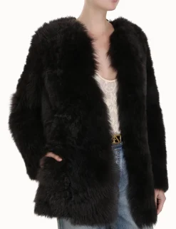 ZIMMERMANN Jackets & Coats<Luminosity Shearling Jacket