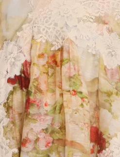 ZIMMERMANN Clothing<Luminosity Splice Lace Dress