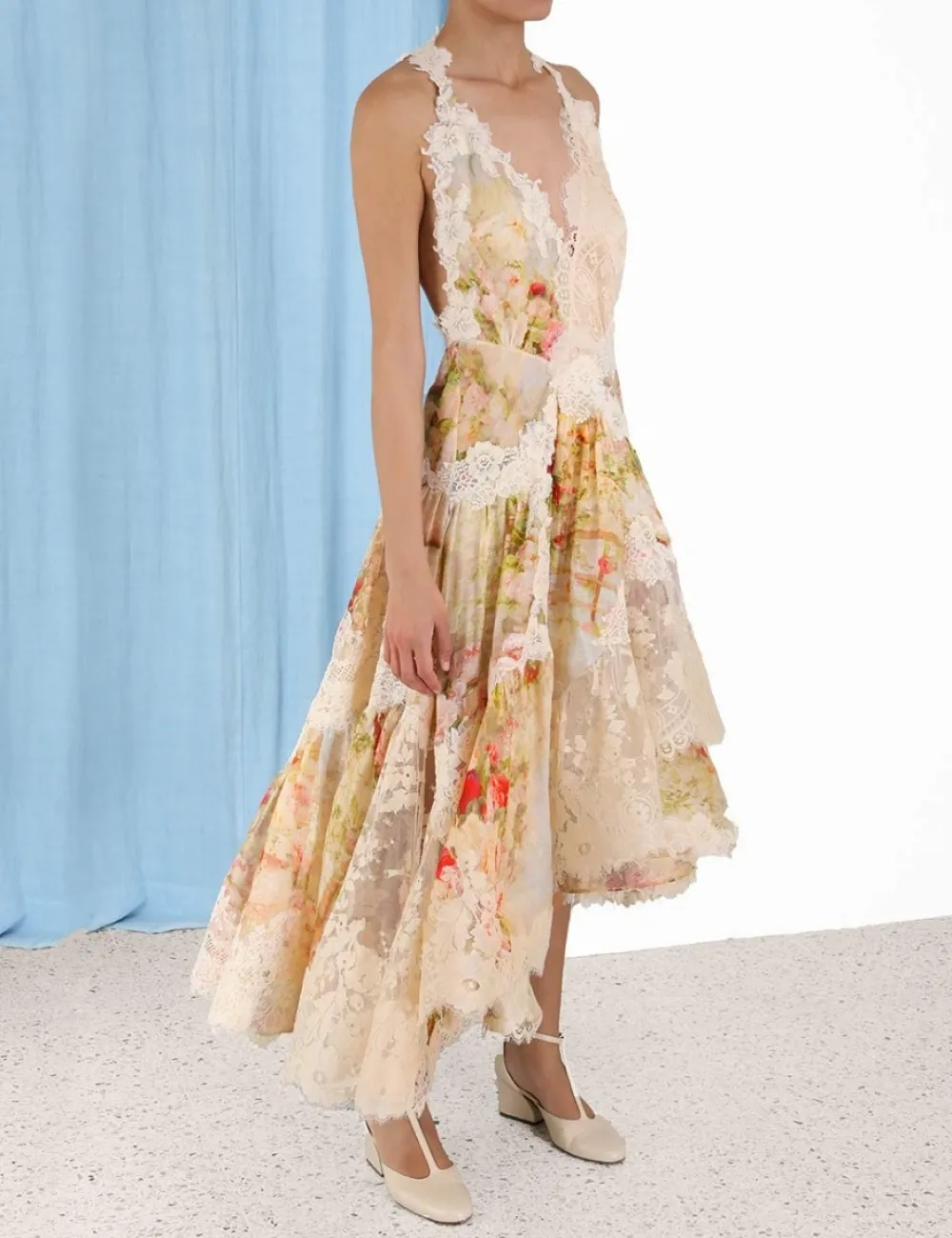 ZIMMERMANN Dresses<Luminosity Splice Lace Dress