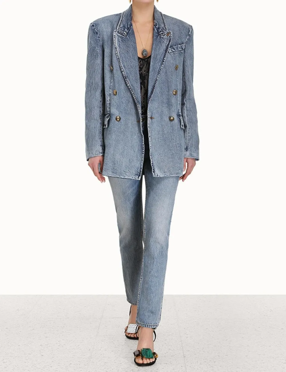 ZIMMERMANN Shorts & Pants<Luminosity Stovepipe Jean