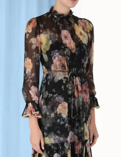 ZIMMERMANN Dresses<Luminosity Tubular Midi Dress