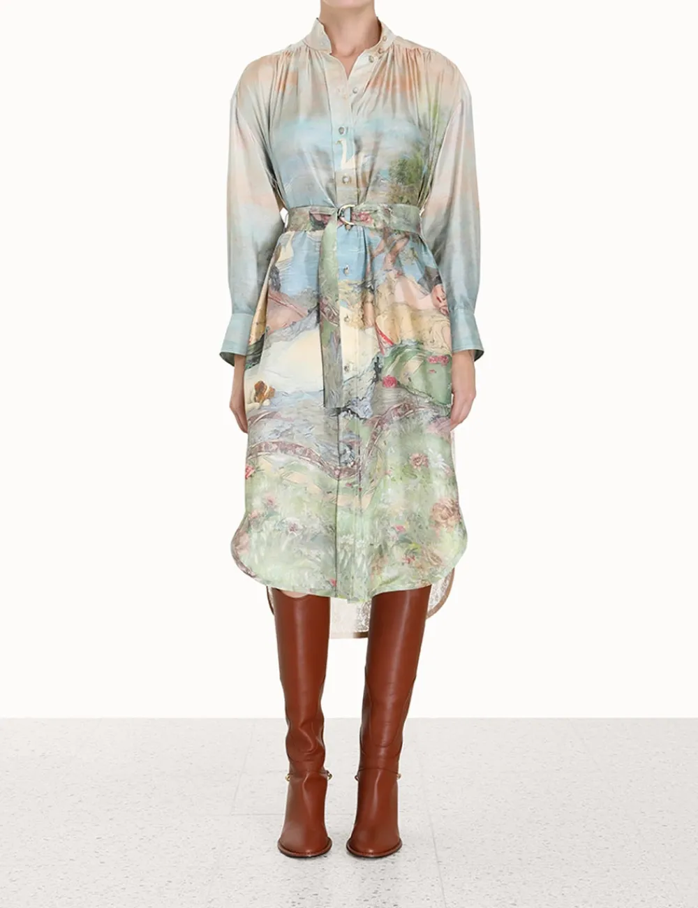 ZIMMERMANN Dresses<Luminosity Twill Lace Dress