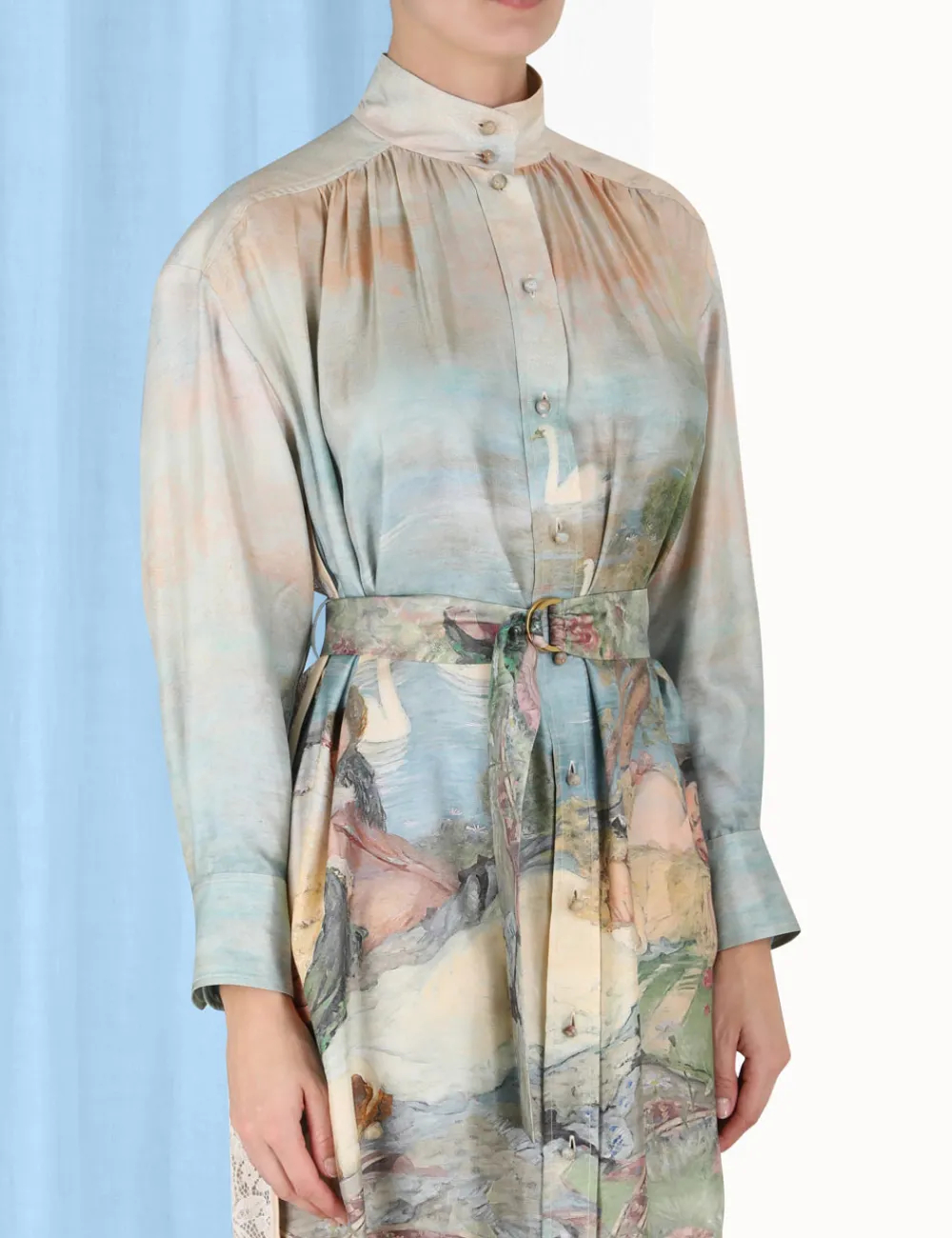 ZIMMERMANN Dresses<Luminosity Twill Lace Dress