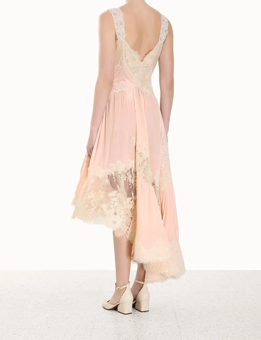 ZIMMERMANN Dresses<Luminosity Velvet Lace Midi