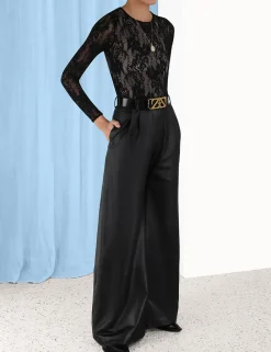 ZIMMERMANN Clothing<Luminosity Wide Leather Pant