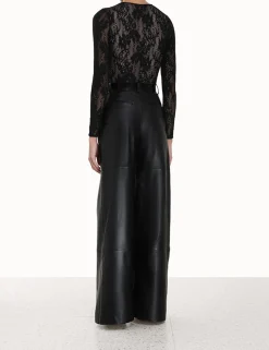 ZIMMERMANN Luminosity<Luminosity Wide Leather Pant