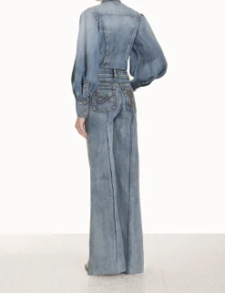 ZIMMERMANN Denim<Luminosity Wide Leg Jean