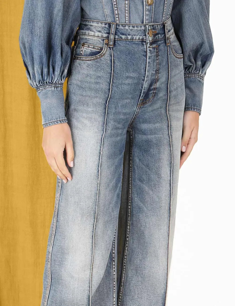 ZIMMERMANN Shorts & Pants<Luminosity Wide Leg Jean