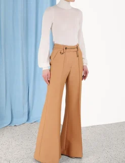 ZIMMERMANN Shorts & Pants<Luminosity Wide Leg Pant