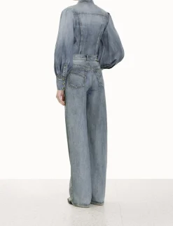 ZIMMERMANN Luminosity<Luminosity Wide Straight Jean