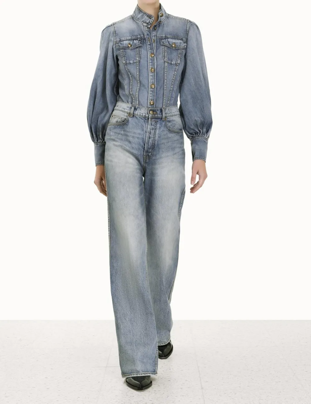 ZIMMERMANN Denim<Luminosity Wide Straight Jean