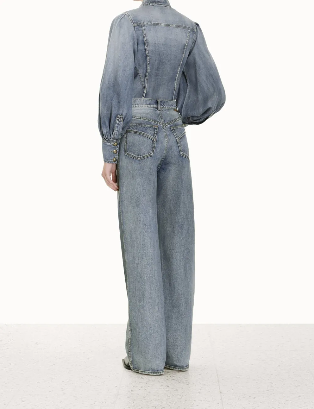 ZIMMERMANN Denim<Luminosity Wide Straight Jean