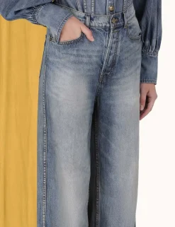ZIMMERMANN Form & Light<Luminosity Wide Straight Jean